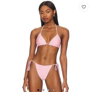 Tia Eyelet Bikini-Cherry Blossom-SELLING AS SET*